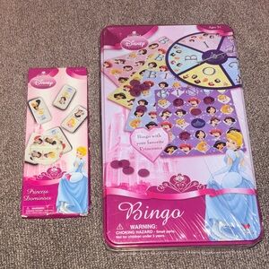 Bundle - Disney Princess Bingo and Domino Game Set
